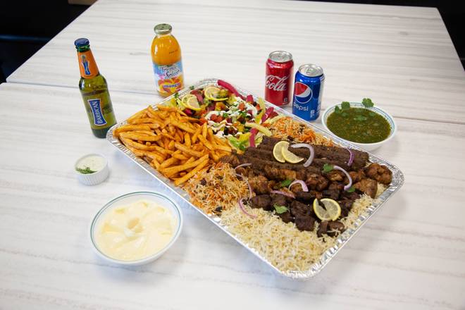 Food grilled to perfection at Avi's Kabob and Shawarma in Calgary